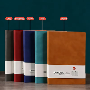 Carnet en cuir PU professionnel A6 A5, carnet en cuir PU pour le <span class=keywords><strong>bureau</strong></span> - Product Image 1