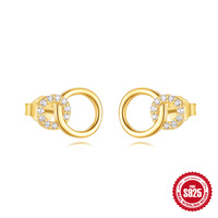 Boucles d'oreilles clous de cartilage en argent sterling 925, motif chauve-souris et nuage géométrique, zircon, style gothique unique et élégant pour femme, bijou cadeau en promotion