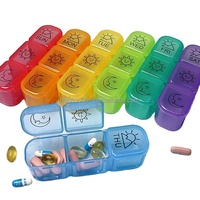 Boîte à pilules portable à 3 compartiments, épaisse, solide et opaque, pour le rangement des médicaments – Vente en gros du fabricant à prix abordable