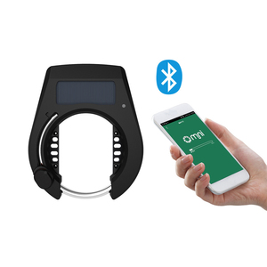 Thiết Kế Mới Bảo Mật Cao USB Sạc Cá Nhân Panel Năng Lượng Mặt Trời Xe Đạp Thông Minh Thông Minh Ble Bluetooths Khóa Móng Ngựa Xe Đạp - Product Image 1