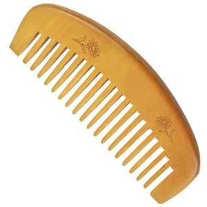 Peigne à cheveux en bois naturel fait main, finition lisse, antistatique, outil de toilettage, disponible au meilleur prix, exportateur indien. - Product Image 6