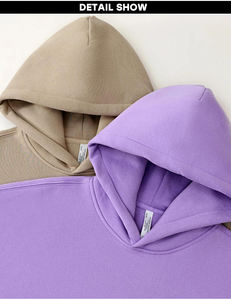 ชุดเซ็ตเสื้อฮู้ดดี้แ<span class=keywords><strong>ล</strong></span>ะกางเกงวอร์มผ้าหนานุ่มสั่งทำขายส่ง ทรงห<span class=keywords><strong>ล</strong></span>วมใส่สบายสำหรับทั้งชายและหญิง ชุดลำลองสองชิ้<span class=keywords><strong>น</strong></span>ผ้าฟ<span class=keywords><strong>ล</strong></span>ีซ - Product Image 4