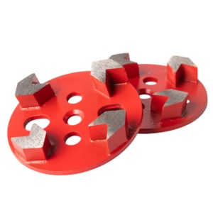 Bloc de meulage diamanté professionnel de 4 pouces à 4 segments ultra-affûtés pour le meulage commercial du béton - Product Image 5