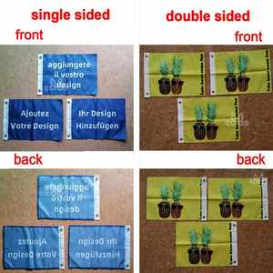 ธงเรือโพลีเอสเตอร์แบบกำหนดเอง 3 ชิ้น ขนาด 12x18 นิ้ว/30x45 ซม. พิมพ์ลายสองด้าน เป็นมิตรกับสิ่งแวดล้อม ปรับแต่งได้ - Product Image 4