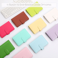 Benutzer definierte A6 Mini Pocket Money Saving Planner System 6 Ringe 12 Geld umschläge 13 Farben Business Spiral Diary Box Picking Ready
