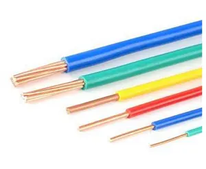 Cable de alimentación de alta calidad 450/750V Cable de construcción de Conductor de cobre sólido de un solo núcleo para electrodomésticos Cable de alimentación eléctrica