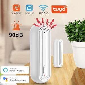 Tuya thông minh Wifi Cảm biến cửa Alexa Google nhà Smartlife tự động báo động cửa sổ mở/đóng Máy dò thế hệ mới nhà thông minh - Product Image 2