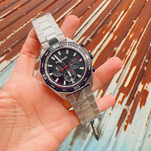 Reloj de Lujo para Hombre <span class=keywords><strong>LUCIANO</strong></span> de Alta Calidad, con Correa de Cuero, Esfera de Cristal, Movimiento ETA, Resistente al Agua, de Acero Inoxidable y Cuarzo - Product Image 6