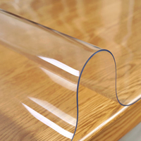Film transparent en PVC de bonne qualité pour la table, couvre-table en vinyle PVC, protection transparente pour bureau, protection pour salle à manger
