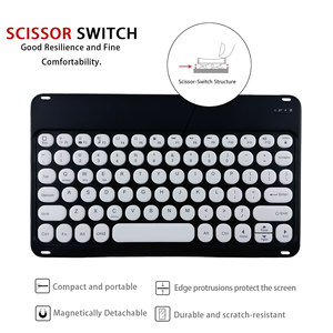 Nuevo <span class=keywords><strong>Teclado</strong></span> Inalámbrico Ultrafino de 7 Pulgadas con Clip Magnético y Distribución de <span class=keywords><strong>Teclado</strong></span> Personalizable <span class=keywords><strong>para</strong></span> Tabletas y Teléfonos - Product Image 6