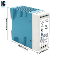 Alimentation électrique à découpage de type rail MDR-60, 60W, DC 5V 12V 24V 48V, tension de sortie 1.25A 2.5A 5A 10A