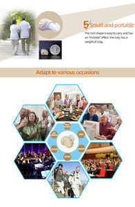 Meilleur <span class=keywords><strong>prix</strong></span> pour un mini amplificateur sonore, aide auditive pour les personnes malentendantes et les personnes âgées - Product Image 4