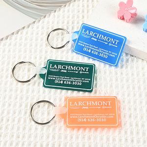 <b>Custom</b> Soft Rubber Keychains Double-Sided Digital Printing Promotional Gift <b>Keychain</b> Zinc Alloy Material China Made - Product Image 1
