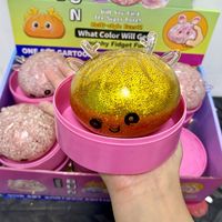 Jouets Squishy Nouveauté Noël TPR Anti-stress à Presser Élan et Lapin Extensibles à Remontée Lente Vente en Gros