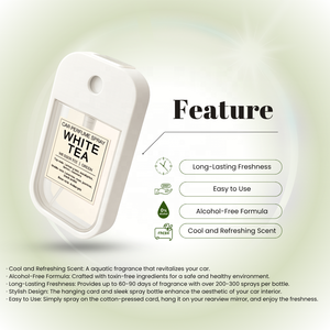 Parfum personnalisé orange pamplemousse pin <span class=keywords><strong>iris</strong></span> cèdre boisé thé frais 45ML désodorisant intérieur automatique vaporisateur de parfum de voiture - Product Image 5