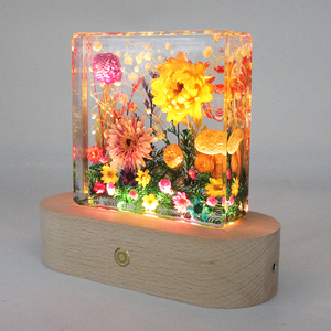 Venta caliente de resina de flor seca Artificial, regalos de lujo, flor real, pisapapeles floral, resina, flor seca, arte de resina - Product Image 5