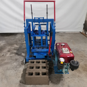 <strong>Diesel</strong> <strong>Engine</strong> Concrete <strong>Block</strong> Cement Hollow Brick Maker <strong>Machine</strong> Concrete Brick <strong>Making</strong> Machinery - Product Image 2