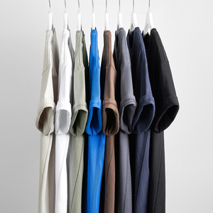 T-shirt homme uni en coton 100% lourd 320 g/m², impression personnalisée, logo brodé, MT2544 - Product Image 1