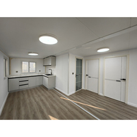 Villa préfabriquée moderne de luxe en aluminium 2026, maison pliable extensible en acier et panneaux sandwich
