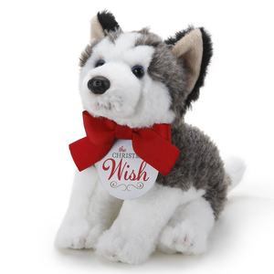 OEM لطيف للأطفال كلب جالس ناعم لعيد الميلاد أوشحة محيكة كلب أحمر بني مع وشاح للبيع بالجملة - Product Image 6