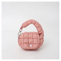 Nouvelle Pochette de Voyage Mini Matelassée en Nylon Coloré avec Breloque, Sac à Monnaie Promotionnel