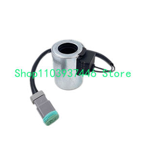 XE60 80 135 150 200 215 230 suku cadang ekskavator <span class=keywords><strong>pilot</strong></span> kunci pengaman katup Solenoid Spool koil katup Solenoid - Product Image 6