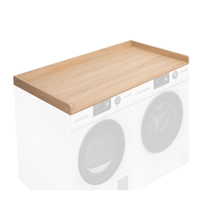 Washer Dryer Wood Top for Laundry Room Organization, Particle Board