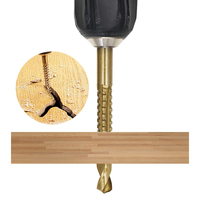 6 pièces titane étape pagode foret conique scène métal dur haute vitesse Hss flûte droite étape foret
