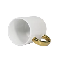 M R.R Sublimation Blanks 11oz Tasses à café en céramique blanche pour thé, lait, latte, cacao chaud