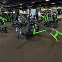 Dalles de sol en caoutchouc pour salle de sport, tapis emboîtables pour entraînement à domicile, tapis antidérapant pour exercices avec haltères