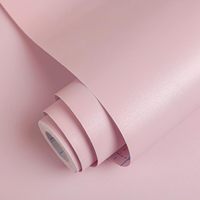 MOI Vente Chaude PVC Papiers Peints Couleur Unie Étanche À L'humidité Peel Stick Papier Peint pour La Décoration Intérieure Hôtels Halls