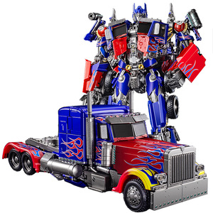 Hot sale Action Figures Transform Robot Car Toys Construction Vehicle transformation Movie Model Oversize Deformation Alloy