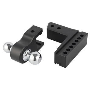 Attelage de remorque pour bateau en alliage d'aluminium à double rotule, 2 pouces et 1 <span class=keywords><strong>7</strong></span>/8 pouces, montage réglable, nouveau remplacement, accessoires de remorque - Product Image 2