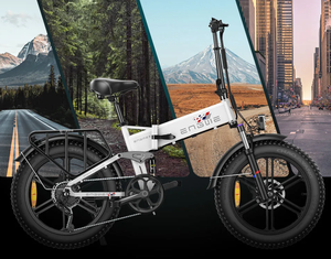 Vélo électrique urbain de montagne pliable à suspension, 250 <span class=keywords><strong>watts</strong></span>, vitesse maximale de 25 km/h, pneus larges - Product Image 3