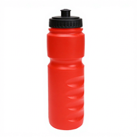 Bouteille d'eau sport pour enfants 500 ml, lot de 4, sans BPA, anti-fuite, avec couvercle mains libres pour l'école et les clubs sportifs