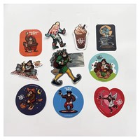 Étiquettes personnalisées pour entreprise, autocollants en vinyle imperméables de dessin animé, autocollants personnalisés autocollants pour la décoration
