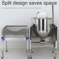 Machine à Popcorn Commerciale en Acier Inoxydable pour Caramel et Maïs Soufflé, Certifiée CE, à Vendre en Chine