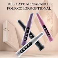Kit de stylo électrique sans fil portable avec lampe UV et perceuse à ongles en acier inoxydable, batterie 500 mAh, autonomie de 2 heures