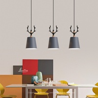 Lampe de chevet en fer, style nordique simple et moderne, suspension créative en fil de pêche, design Macaron, pour chambre, bureau, restaurant, bar, comptoir