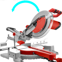 Scie à onglet coulissante électrique professionnelle QY-4306 améliorée 2200W 305mm pour aluminium et bois
