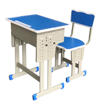 Bureau et chaise simple ergonomique pour étudiants, chaise de salle de classe d'école de haute qualité