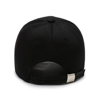 Gorra de Béisbol Unisex de Lujo Coreana Bordada de 6 Paneles con Hebilla Metálica Ajustable, de Algodón y Poliéster, con Patrón, para Primavera/Verano