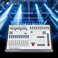 Contrôleur d'éclairage de scène Titan Touch Mobile avec Tiger Touch Command Wing DMX Console avec étui