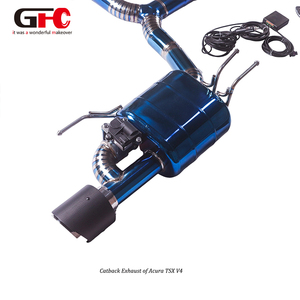 Gfc catback ống xả <span class=keywords><strong>Muffler</strong></span> cho 2011 Acura <span class=keywords><strong>TSX</strong></span> V4 2.4L, xe van điện hệ thống ống xả làm bằng hợp kim Titan - Product Image 3