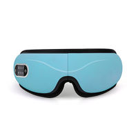Masseur oculaire intelligent Ysabel, appareil de massage des yeux chauffant et rafraîchissant, pression d'air, vibration, musique Bluetooth, batterie rechargeable 2500 mAh