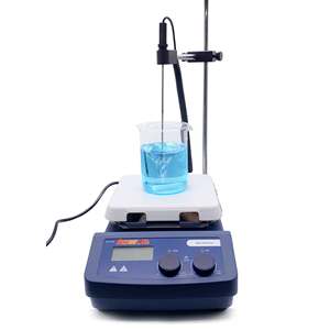 IKEME Lab Réchauffeur de précision et plaque chauffante Agitateur magnétique numérique thermostatique Plaque chauffante Mélangeur de laboratoire Agitateur magnétique Plaque chauffante - Product Image 3