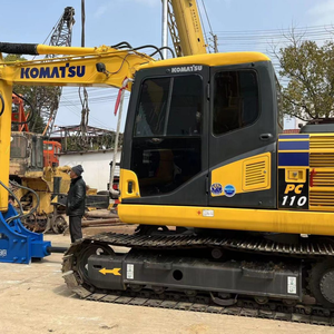 รถขุดตีนตะขาบ Komatsu PC110 มือสอง เครื่องจักรก่อสร้าง อุปกรณ์หนัก มีสินค้าในสต็อก - Product Image 4