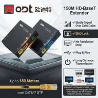 Extensor HDBaseT HD-MI de Largo Alcance de 150M, 4K 120M, Muestreo de Color 4:4:4, POC, RS232, EDID, para Transmisión de Video en Vivo