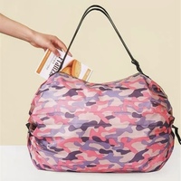 Tissus pratiques pliables de polyester de voyage de style japonais pour le sac plissé d'achats de supermarché