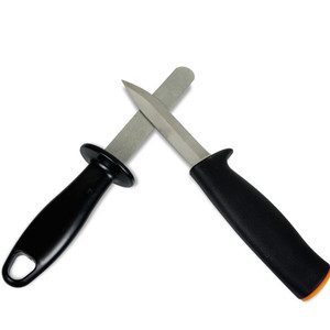 Affilacoltelli Diamantato di Alta Qualità 1408, Grana 150/320 400/1000, <span class=keywords><strong>Pietra</strong></span> per <span class=keywords><strong>Affilare</strong></span> <span class=keywords><strong>con</strong></span> Manico, <span class=keywords><strong>Pietra</strong></span> Abrasiva Diamantata - Product Image 2